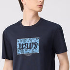 Giordano Men's Cotton Jersey Crewneck Short Sleeve Slim Fit Wws Print Tee - Premium Print Tee