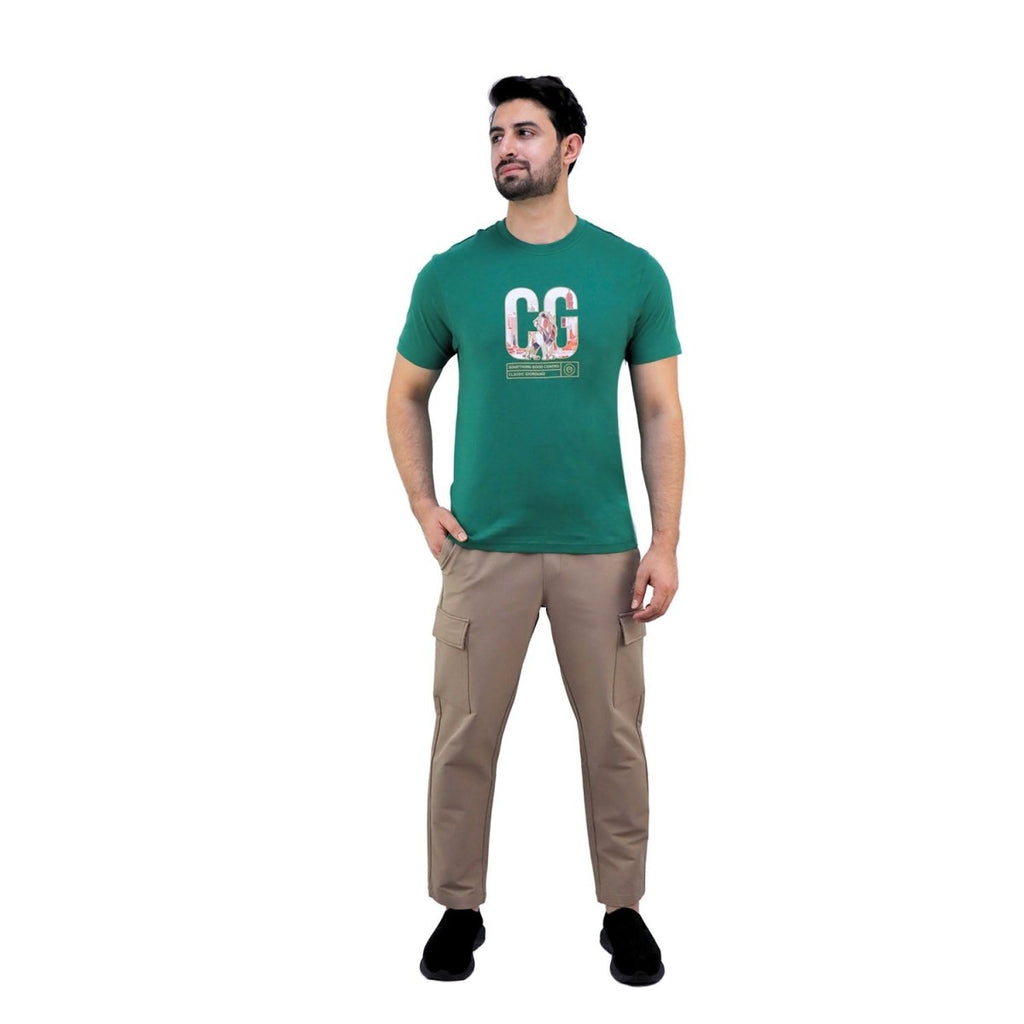Giordano Men's Cotton Jersey Print Tee (Ai Tee) - Premium Print Tee