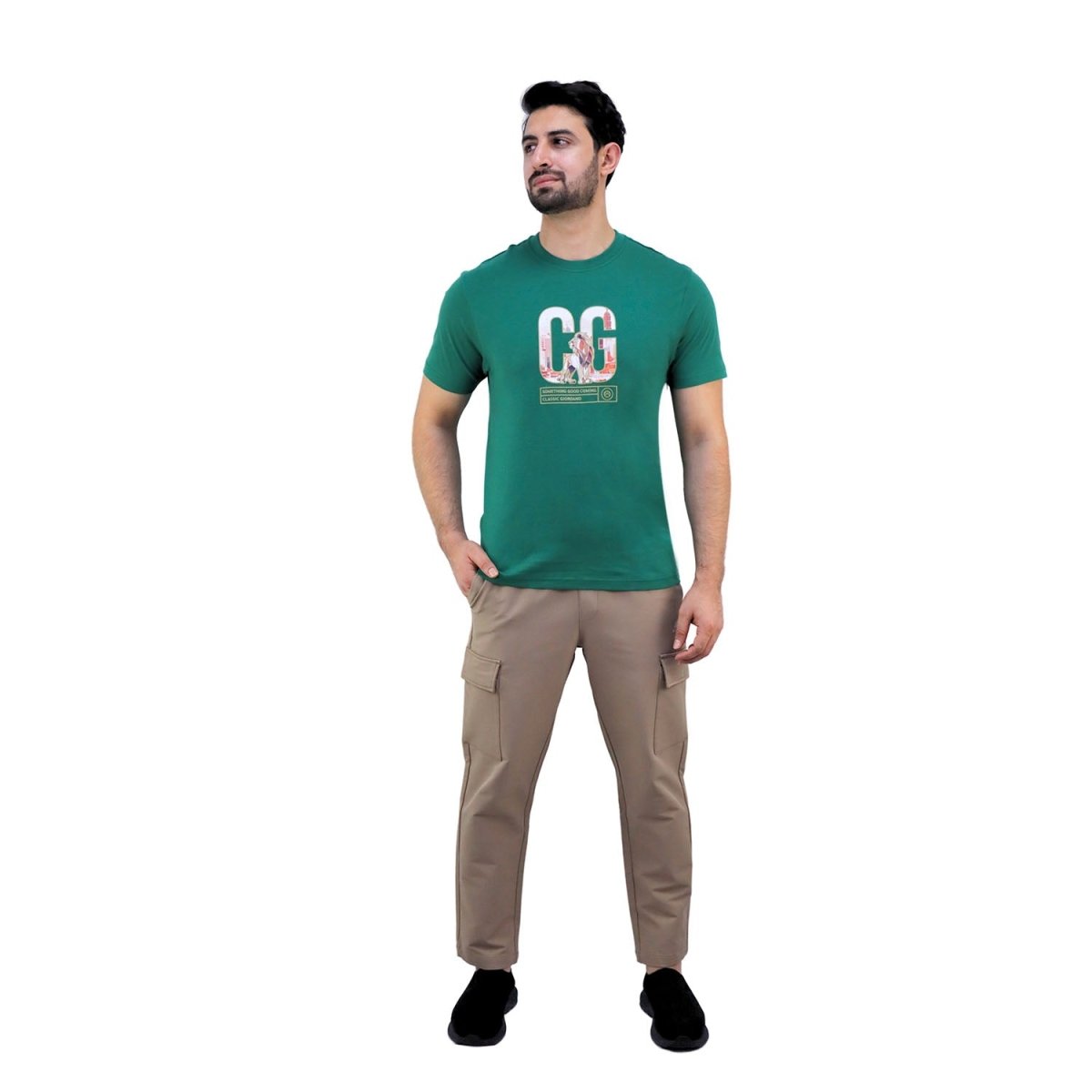 Giordano Men's Cotton Jersey Print Tee (Ai Tee) - Premium Print Tee
