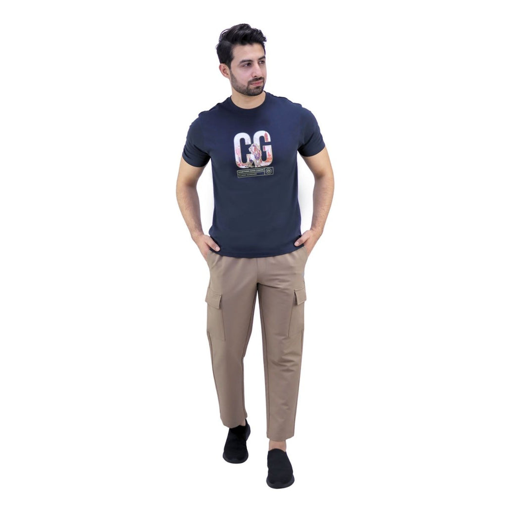 Men's Cotton Jersey Print Tee (Ai Tee) S - Shop Giordano