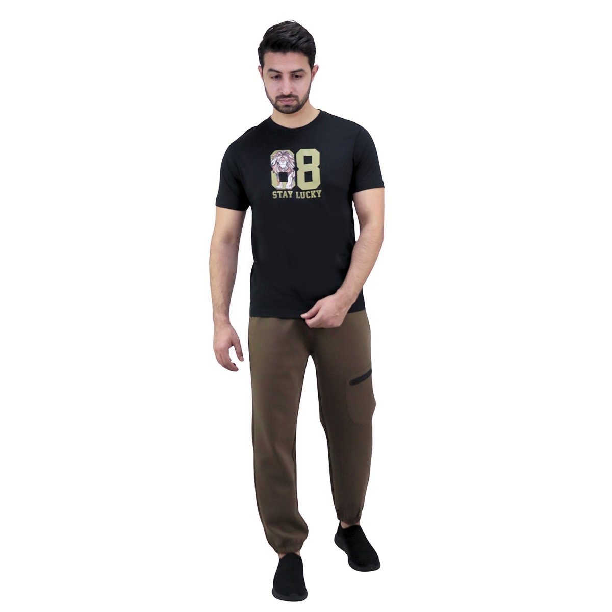 Giordano Men's Cotton Jersey Print Tee (Ai Tee) - Premium Print Tee
