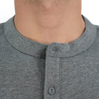Men's Cotton Jersey Slim Fit Henley Tee S - Shop Giordano