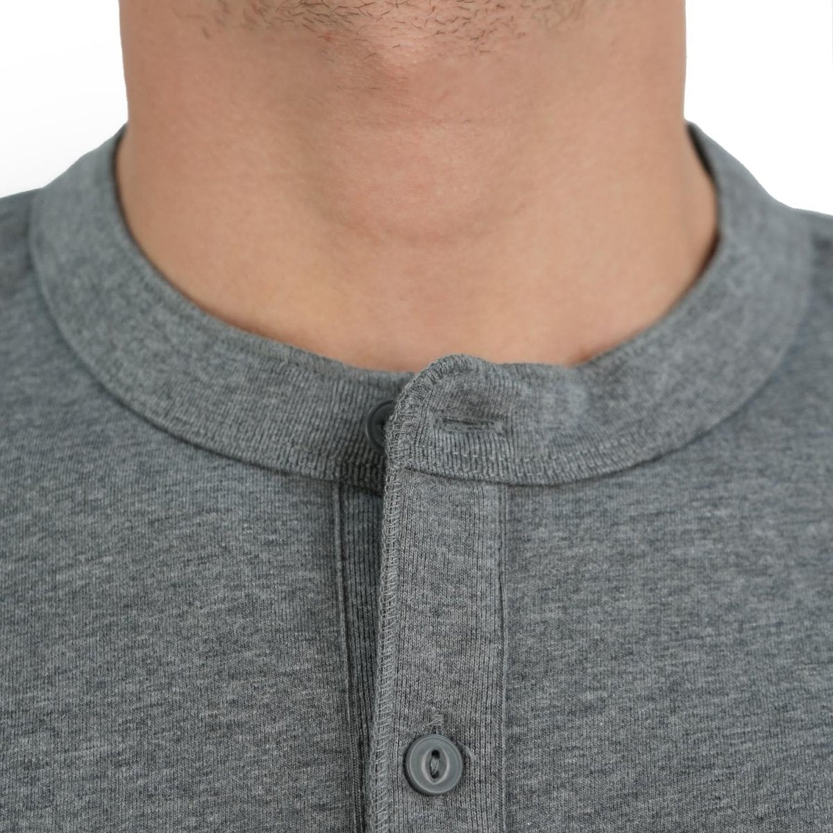 Men's Cotton Jersey Slim Fit Henley Tee - Giordano