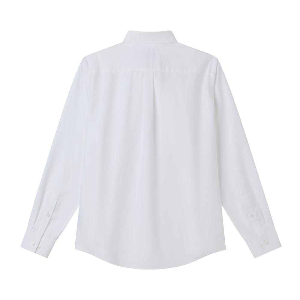 Men’S Cotton Long - Sleeve Wrinkle - Free Shirt S - Shop Giordano