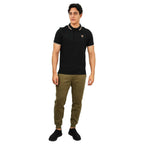 Men's Cotton Lycra Pique Polo - Slim Fit, Eagle Embroidery S - Shop Giordano