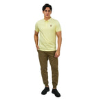 Men's Cotton Lycra Pique Polo - Slim Fit, Eagle Embroidery S - Shop Giordano