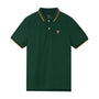 Giordano Men's Cotton Lycra Pique Polo - Slim Fit, Eagle Embroidery - Premium Polo