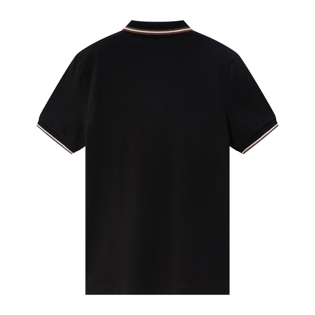 Men's Cotton Lycra Pique Polo - Slim Fit, Eagle Embroidery S - Shop Giordano
