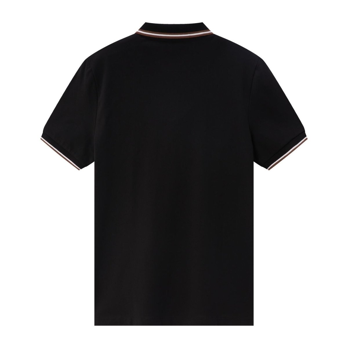 Men's Cotton Lycra Pique Polo - Slim Fit, Eagle Embroidery - Giordano