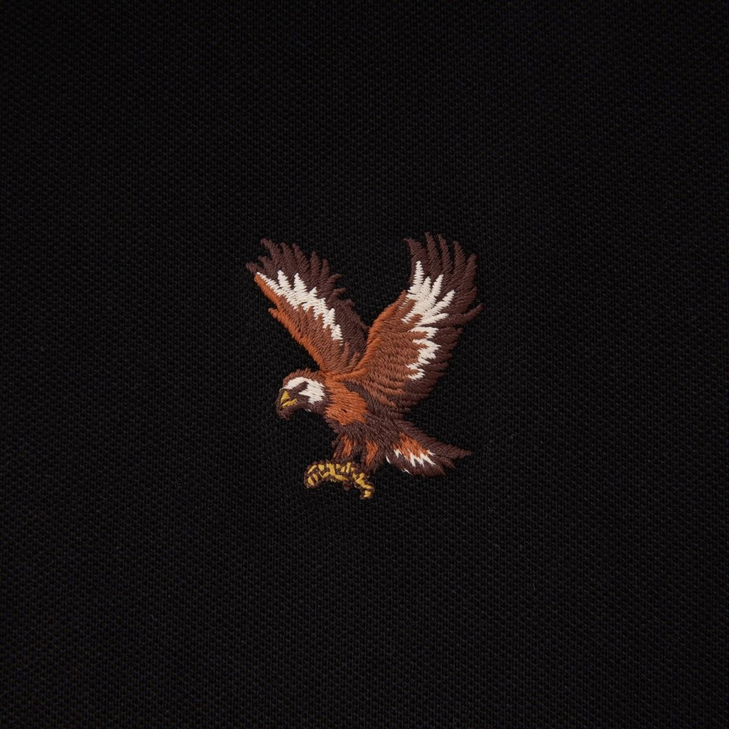 Men's Cotton Lycra Pique Polo - Slim Fit, Eagle Embroidery S - Shop Giordano