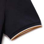 Men's Cotton Lycra Pique Polo - Slim Fit, Eagle Embroidery S - Shop Giordano
