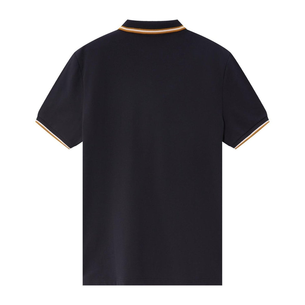 Men's Cotton Lycra Pique Polo - Slim Fit, Eagle Embroidery S - Shop Giordano