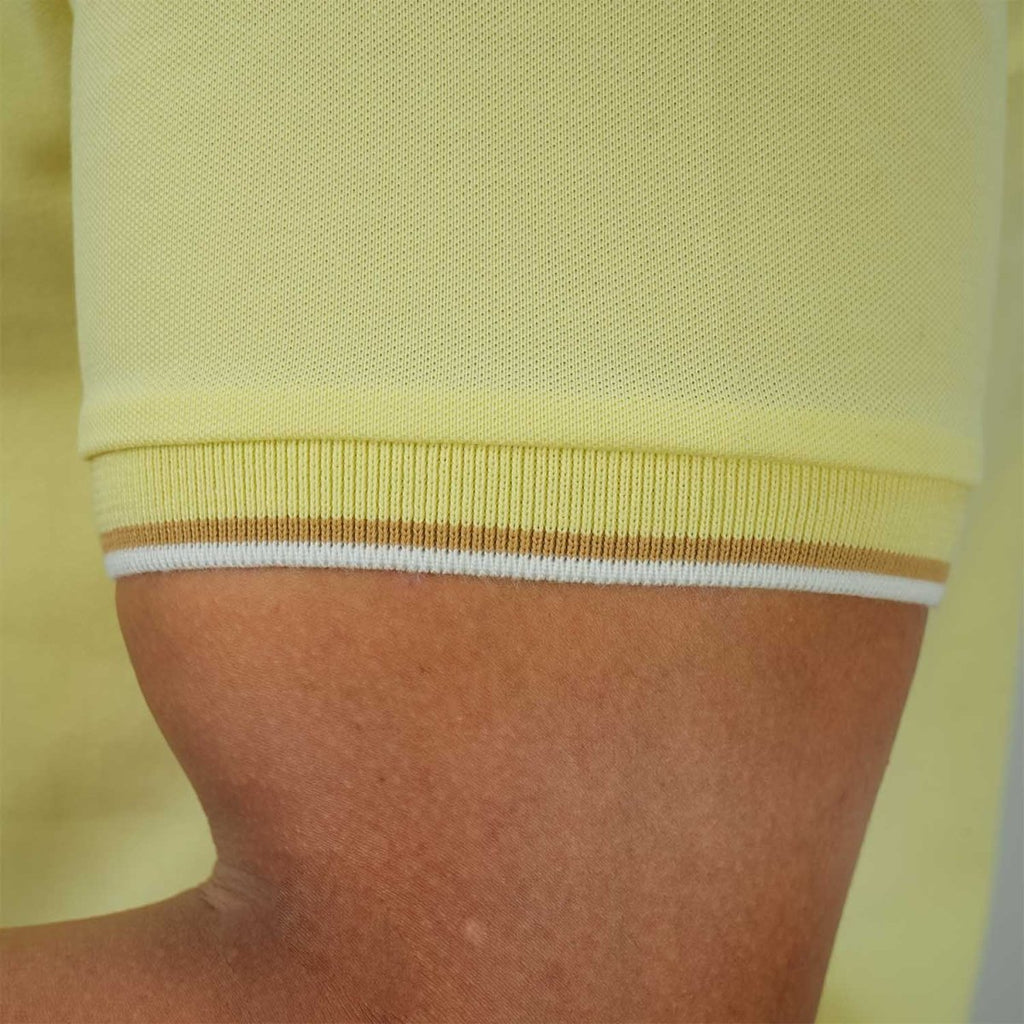 Men's Cotton Lycra Pique Polo - Slim Fit, Eagle Embroidery S - Shop Giordano