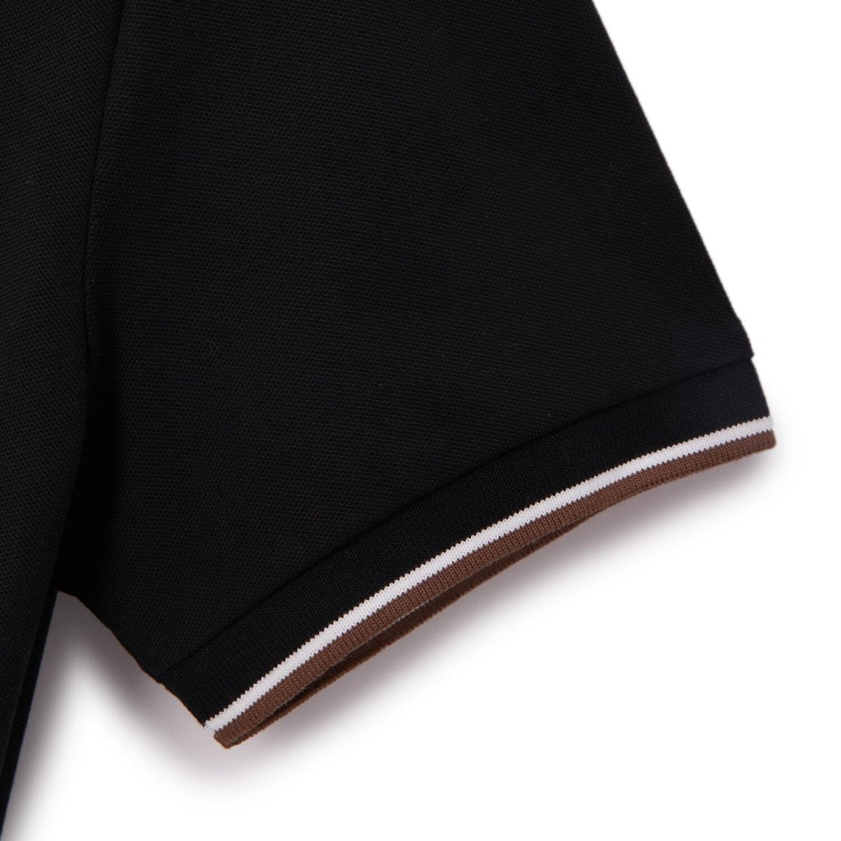 Men's Cotton Lycra Pique Polo - Slim Fit, Eagle Embroidery - Giordano
