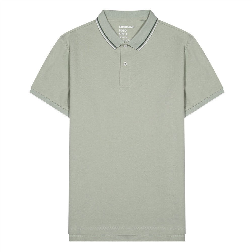 Giordano Men's Cotton Lycra Pique Slim Fit Polo - Premium Polo