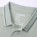 Giordano Men's Cotton Lycra Pique Slim Fit Polo - Premium Polo