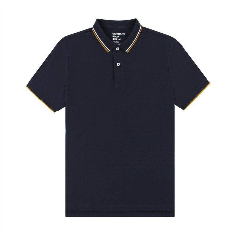 Men's Cotton Lycra Pique Slim Fit Polo S - Shop Giordano