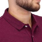 Men's Cotton Lycra Pique Slim Fit Polo S - Shop Giordano