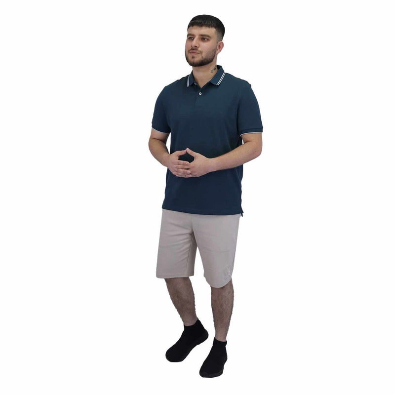 Giordano Men's Cotton Lycra Pique Slim Fit Polo - Premium Polo