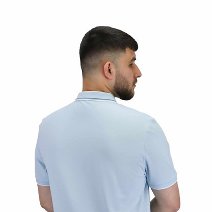Men's Cotton Lycra Pique Slim Fit Polo - Giordano