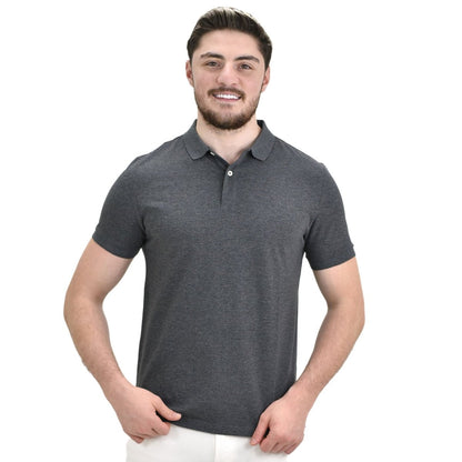 Men's Cotton Lycra Pique Slim Fit Polo - Giordano
