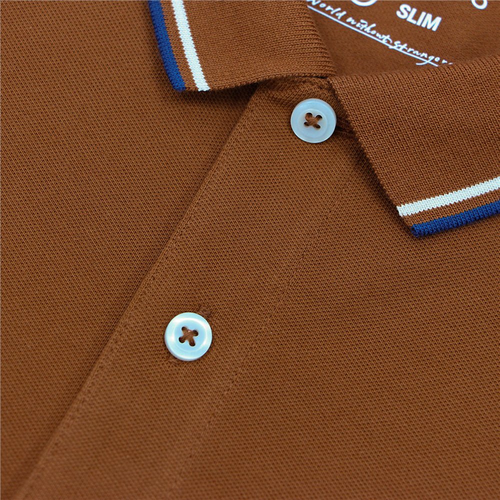 Men's Cotton Lycra Pique Slim Fit Polo S - Shop Giordano