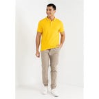 Men's Cotton Lycra Pique Slim Fit Polo S - Shop Giordano