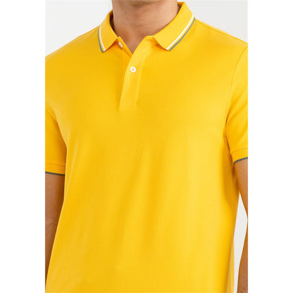 Men's Cotton Lycra Pique Slim Fit Polo - Giordano