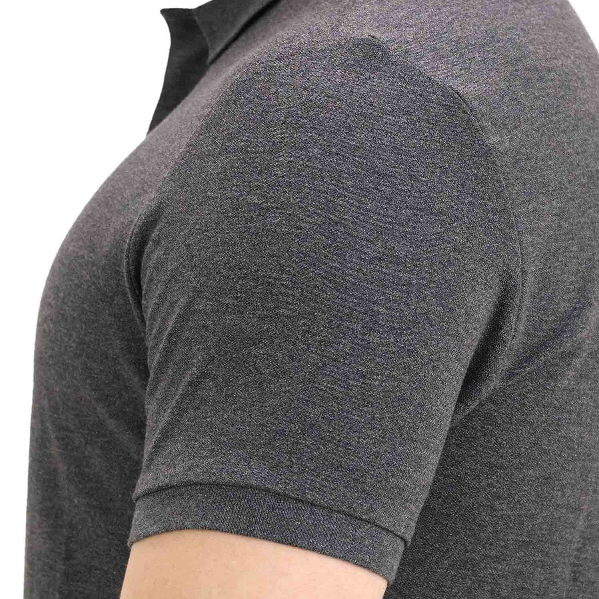 Men's Cotton Lycra Pique Slim Fit Polo - Giordano