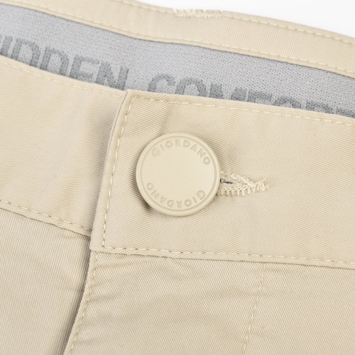 Men's Cotton Nylon Spandex Twill Low Rise Slim Fit Shorts - Giordano