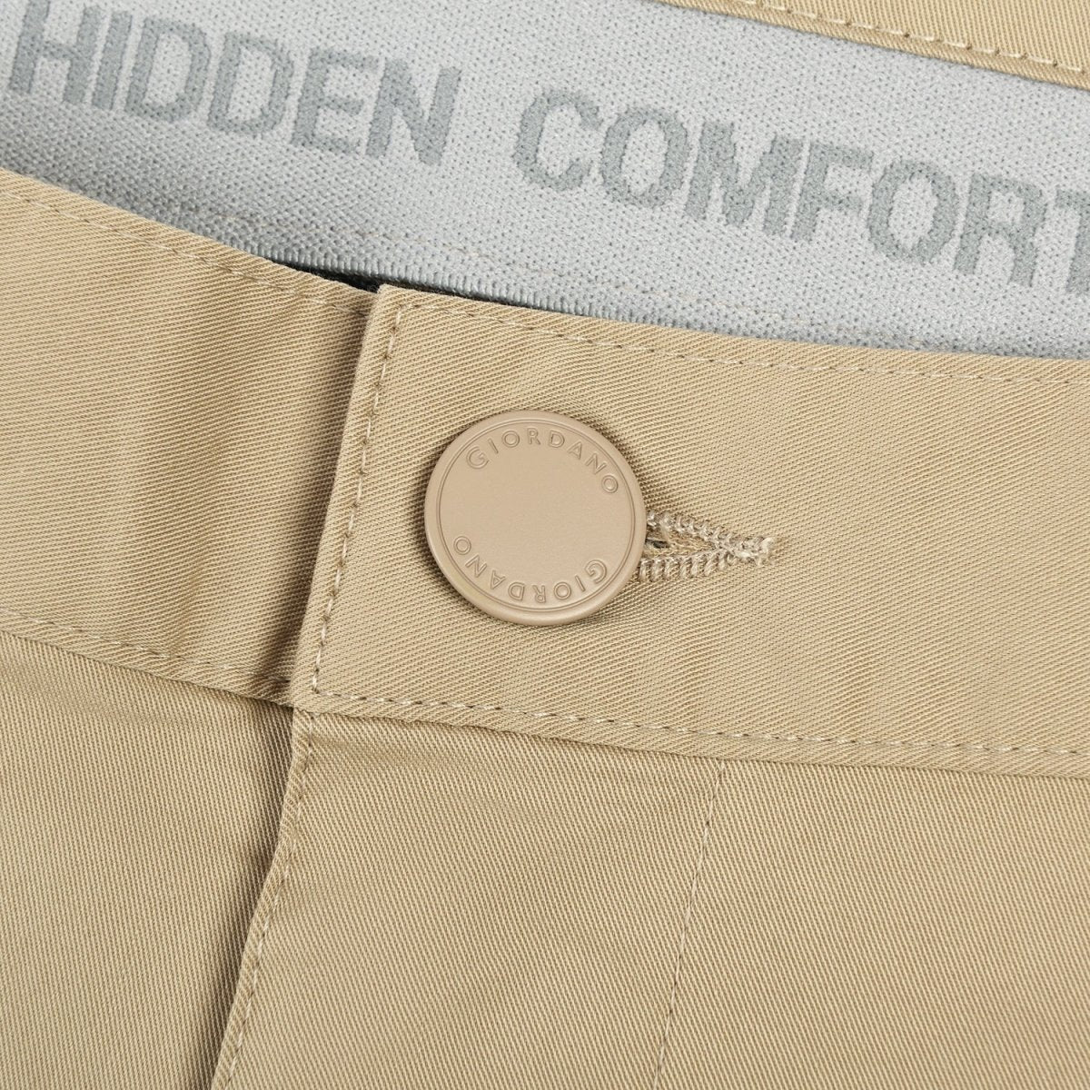 Men's Cotton Nylon Spandex Twill Low Rise Slim Fit Shorts - Giordano