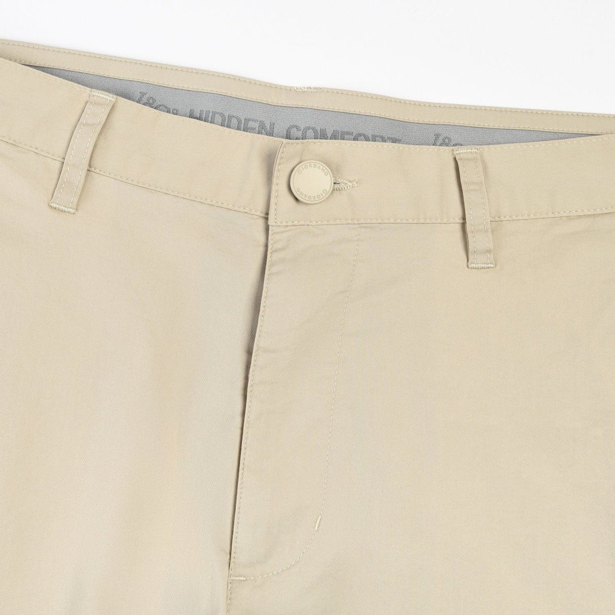 Men's Cotton Nylon Spandex Twill Low Rise Slim Fit Shorts - Giordano