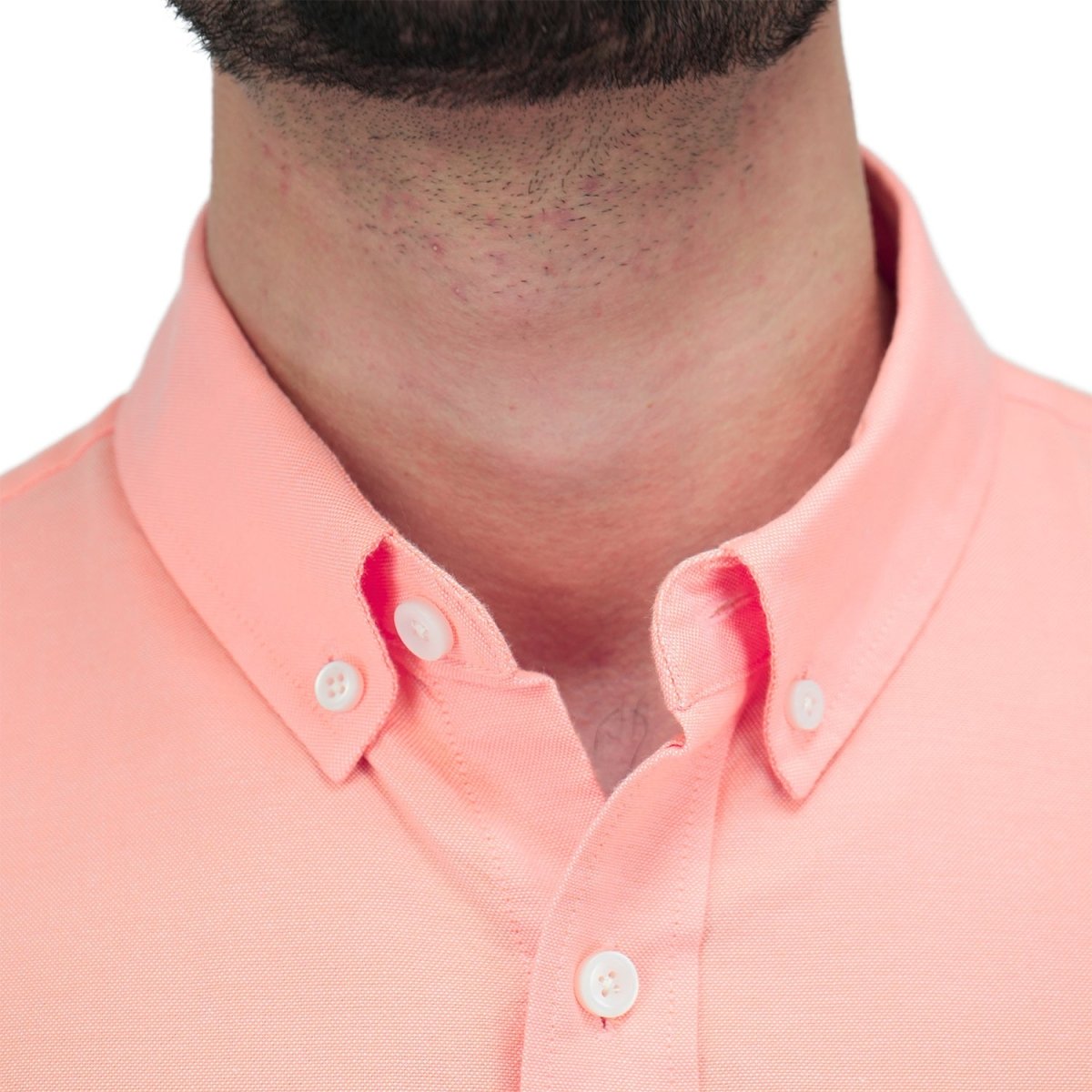 Men's Cotton Oxford Full Opening Long Sleeve Slim Fit Shirt S - Shop Giordano