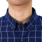 Giordano Men's Cotton Oxford Full Opening Long Sleeve Slim Fit Shirt - Premium Shirts