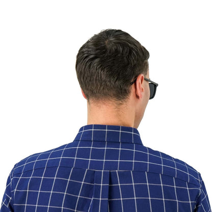 Men's Cotton Oxford Full Opening Long Sleeve Slim Fit Shirt - Giordano