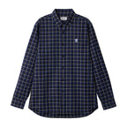 Giordano Men's Cotton Oxford Full Opening Long Sleeve Slim Fit Shirt - Premium Shirts