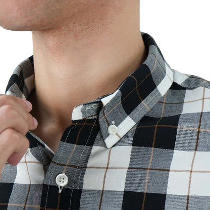 Men's Cotton Oxford Full Opening Long Sleeve Slim Fit Shirt - Giordano