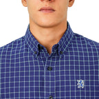 Men's Cotton Oxford Full Opening Long Sleeve Slim Fit Shirt S - Shop Giordano