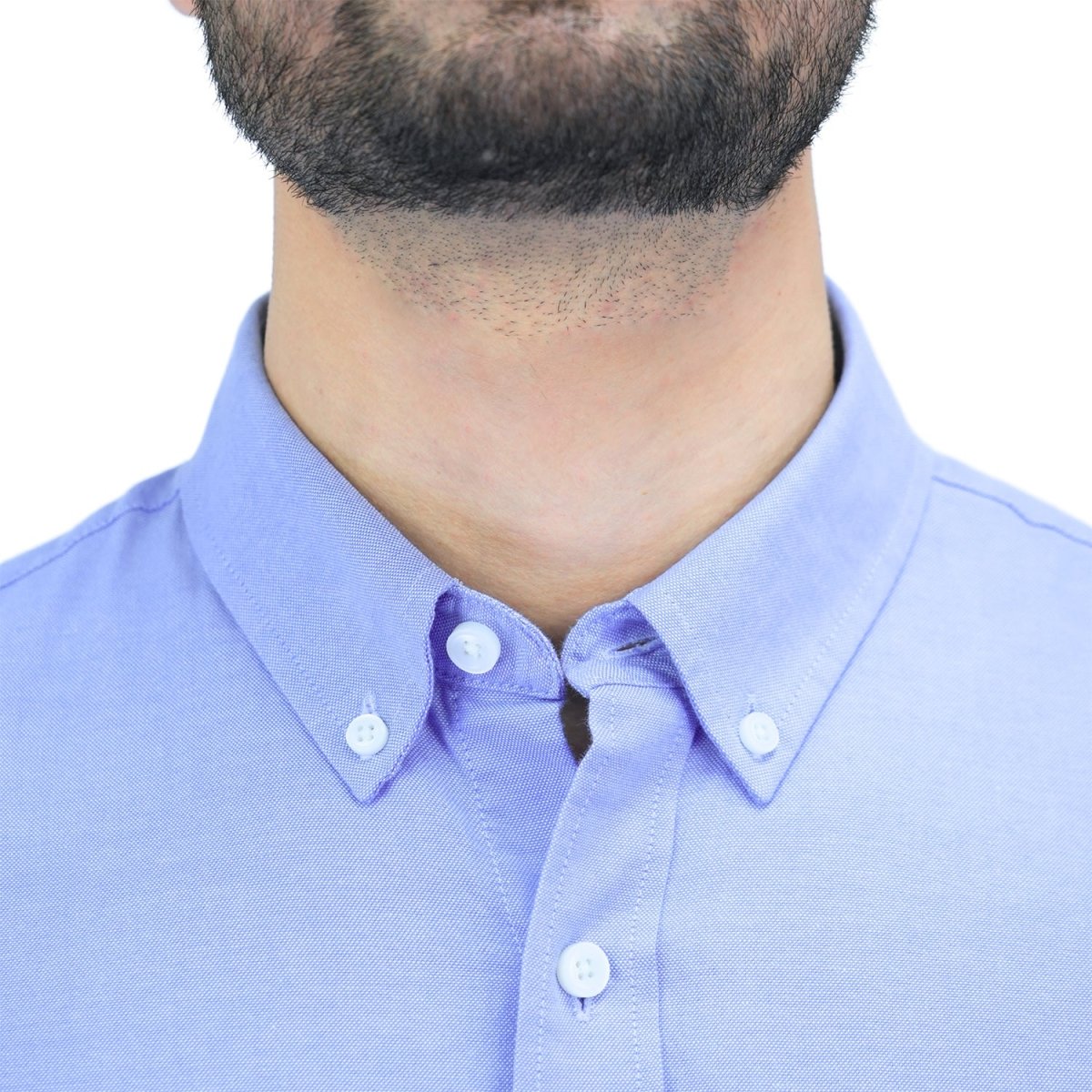 Giordano Men's Cotton Oxford Full Opening Long Sleeve Slim Fit Shirt - Premium Shirts