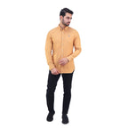 Giordano Men's Cotton Oxford Full Opening Long Sleeve Slim Fit Shirt - Premium Shirts