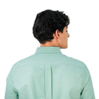 Giordano Men's Cotton Oxford Full Opening Long Sleeve Slim Fit Shirt - Premium Shirts