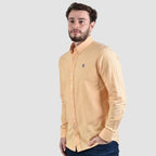 Men's Cotton Oxford Full Opening Long Sleeve Slim Fit Shirt S - Shop Giordano