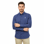 Men's Cotton Oxford Full Opening Long Sleeve Slim Fit Shirt S - Shop Giordano