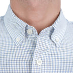 Men's Cotton Oxford Shirt - Small Lion Embroidery, Slim Fit, Full Button S - Shop Giordano