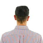 Men's Cotton Oxford Shirt - Small Lion Embroidery, Slim Fit, Full Button S - Shop Giordano