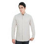 Men's Cotton Oxford Shirt - Small Lion Embroidery, Slim Fit, Full Button S - Shop Giordano
