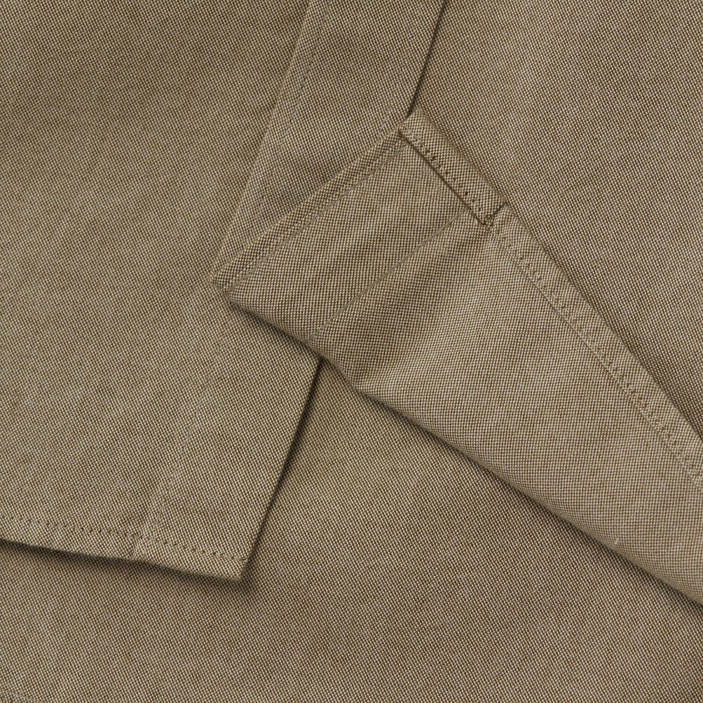 Men's Cotton Oxford Shirt - Small Lion Embroidery, Slim Fit, Full Button S - Shop Giordano