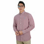 Men's Cotton Oxford Shirt - Small Lion Embroidery, Slim Fit, Full Button S - Shop Giordano