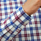 Men's Cotton Oxford Shirt - Small Lion Embroidery, Slim Fit, Full Button S - Shop Giordano