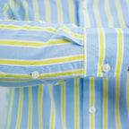 Men's Cotton Oxford Shirt - Small Lion Embroidery, Slim Fit, Full Button S - Shop Giordano